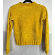 Load image into Gallery viewer, NWT Melrose and Market Girls Knitted Sweater Medium (10-12) Yellow Mock Neck
