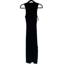 Load image into Gallery viewer, NWT  WAYF Black sleeveless fit &amp; Flair dress . High neck
