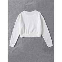 Load image into Gallery viewer, NWT Abound Women&#39;s White Long Sleeve Sweatshirt  Nordstrom
