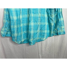 Load image into Gallery viewer, NWT ABound Plaid Button-Down Shirt Size S Camp Shirt Long Sleeve Blue
