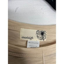 Load image into Gallery viewer, NWT Everleigh Womens T-Shirt Beige Puff-Sleeve
