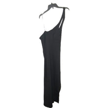 Load image into Gallery viewer, NWT One Shoulder Black Mini Dress
