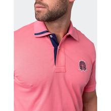 Load image into Gallery viewer, NWT Tipped Collar Pique Polo, Maceoo
