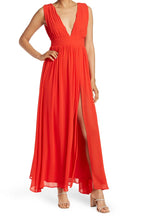 Load image into Gallery viewer, Love By Design Athen Plunging V-Neck Maxi Dress
