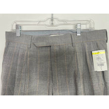 Load image into Gallery viewer, NWT Eleventy Mens Pleated Wool Slim Fit Pants Grey 32
