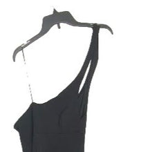 Load image into Gallery viewer, NWT One Shoulder Black Mini Dress
