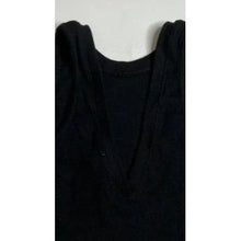 Load image into Gallery viewer, NWT Open Edit Black V open Back Ribbed Crop Tank Top Sz 1X
