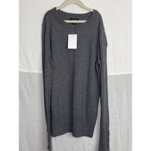 Load image into Gallery viewer, NWT Halogen Crewneck Pure Cashmere Sweater In Grey Heather
