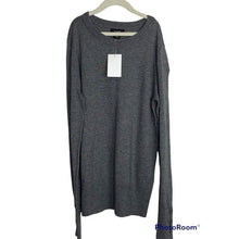 Load image into Gallery viewer, NWT Halogen Crewneck Pure Cashmere Sweater In Grey Heather
