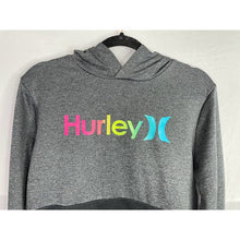 Load image into Gallery viewer, NWT HURLEY grey rainbow stay dry hoodie
