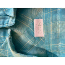 Load image into Gallery viewer, NWT ABound Plaid Button-Down Shirt Size S Camp Shirt Long Sleeve Blue
