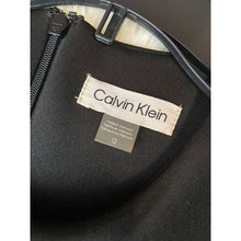 Load image into Gallery viewer, Calvin Klein Black Zipper Detail Sleeveless Career Dress Women’s Size 12
