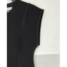 Load image into Gallery viewer, Calvin Klein Black Zipper Detail Sleeveless Career Dress Women’s Size 12
