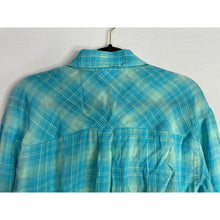 Load image into Gallery viewer, NWT ABound Plaid Button-Down Shirt Size S Camp Shirt Long Sleeve Blue
