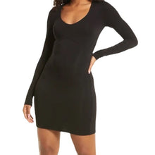 Load image into Gallery viewer, Naked Wardrobe Empire Seam Long Sleeve Dress In Black
