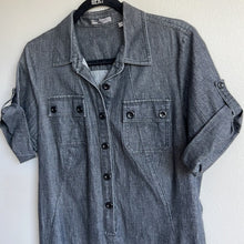 Load image into Gallery viewer, NWT  Vince Chambray Shift Dress Demin
