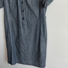 Load image into Gallery viewer, NWT  Vince Chambray Shift Dress Demin
