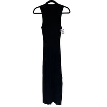 Load image into Gallery viewer, NWT Wayf Cynthia Mock Neck Midi Ribbed Knit Tank Dress Black Small
