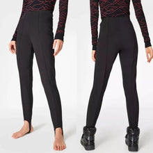 Load image into Gallery viewer, NWT Sweaty Betty Off Piste Stirrup Ski Pants in Black
