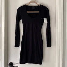 Load image into Gallery viewer, Naked Wardrobe Empire Seam Long Sleeve Dress In Black
