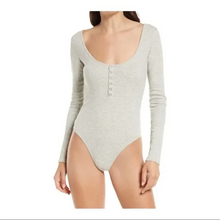 Load image into Gallery viewer, Nordstrom Rack Henley Organic Cotton Blend Bodysuit
