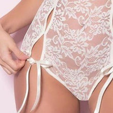 Load image into Gallery viewer, NWT Bridal Honeymoon Crotchless Lace Teddy
